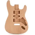 Gear4Music Elektrisk Guitar Krop Elletræ