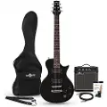 Gear4Music 3/4 New Jersey Classic Elektrisk Guitar + Forstærkerpakke Sort
