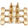 Gear4Music Guitarworks Stemmeskruer 3-A-Side Hex Keys Guld
