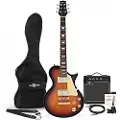Gear4Music New Jersey Electric Guitar + Amp Pack Tobacco Sunburst