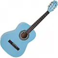Gear4Music 3/4 Klassisk Guitar Blå fra