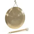 Gear4Music Life Wind Gong with Carrying Bag 10 Inch