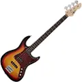 Gear4Music LA II Basguitar fra Sunburst