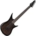 Gear4Music Harlem 6 Elektrisk Guitar fra Trans Black