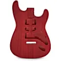 Gear4Music Krop til Elektrisk Guitar Transparent Red