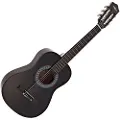Gear4Music Junior 1/2 Klassisk Guitar Sort fra