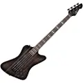 Gear4Music Harlem Z Basguitar fra Gear4music Trans Black - Næsten ny