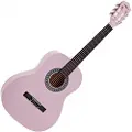 Gear4Music 3/4 Klassisk Guitar Pink fra