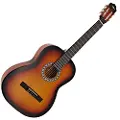 Gear4Music Klassisk Guitar Sunburst fra