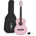 Gear4Music Klassisk Guitar Pakke Pink fra