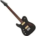G4M 734 Left Handed SH Electric Guitar Transparent Black
