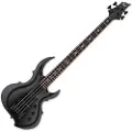 ESP Guitars ESP LTD TA-204 FRX Tom Araya Bass Guitar Black Satin
