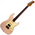 JET Guitars JS-400 HSS Rosewood Pink