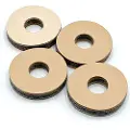 Tackle Instrument Supply Co Tackle Leather Cymbal Washers 4 Pack