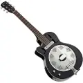 Ozark Resonator Guitar Left Handed Wooden Body Electro Acoustic Cutaway