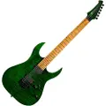Spira Guitars S-450 TGR Flame Maple Gloss Trans Green