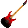 Spira Guitars S-450 TRD Flame Maple Gloss Trans Red