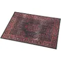 Drum N Base Vintage Persian Pedal & Amp Series Rug Red & Black