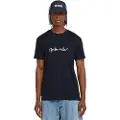 G-Star G-Startil mænd. D25150-C812-C742 G-Script T-shirt navy (M), Casual, Korte ærmer, Økologisk bomuld, Bæredygtig, Blå