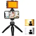 Puluz Pkt3131b+led-lampe Liveoptagelsessæt Stativ + Led-lampe + Telefonklips Pkt3131b
