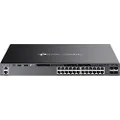 TP-LINK Omada Sg6428xhp Netværksswitch Administreret L3 Gigabit Ethernet (10/100/1000) Strøm Over Ethernet (poe) 1u Sort