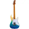 JET Guitars JS-450 Roasted Maple Transparent Blue