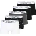 Ralph Lauren Polo Ralph Laurentil mænd. 714864292017 Sæt med 5 flerfarvede boxershorts (XXL), Afslappet, Flerfarvet, Bomuld