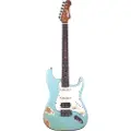 JET Guitars JS-400 HSS Roasted Maple Sea Foam Green Relic