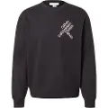 Calvin Klein Jeans Calvin Klein Jeanstil mænd. LV04RC284G LS 350 Terry-trøje sort (XL), Casual, Bomuld