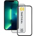 Tactical iPhone 16e/14/13/13 Pro Tactical Impact Armour Skærmbeskyttelse Hærdet Glas - sort kant