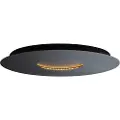 QAZQA Moderne loftslampe sort 60 cm inkl. LED 3-trins dæmpbar - Morning
