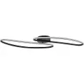 QAZQA Design loftslampe sort 100 cm inkl. LED 3-trins dæmpbar 2-lys - Pepe