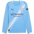 Puma Manchester City 25/26 Long Sleeve Home Jersey Men, Sport, Light Blue/White, 3XL