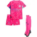 Puma Manchester City 25/26 Goalkeeper Minikit Kids, Clothing, Pink Pes/Aquatic, 4-5Y