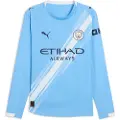 Puma Manchester City 25/26 Long Sleeve Authentic Home Jersey Men, Sport, Light Blue/White, S