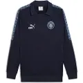 Puma Manchester City KING Drill Top Men, Sport, Deep Navy/Light Blue, S