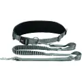 Trixie Waist belt with leash neoprene padded belt: 70-130 cm/9 cm leash: 1.20-1.50 m/25 mm graphite/black