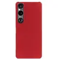 Mtp Products Sony Xperia 1 VI Gummibelagt Plastik Cover - Rød