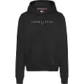 Tommy Hilfiger Tommy Jeanstil kvinder. DW0DW17324 Monotype sweatshirt sort (M), Casual, Bomuld