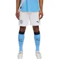 Puma Manchester City 25/26 Shorts Men, Sport, White/Light Blue, XL