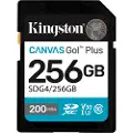 Kingston Canvas Go! Plus SD - 200MB/s - 256GB