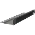 Lanview 1u 19" Bent Brushed Cable Organizer Panel