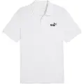 Puma Essentials No. 1 Logo Pique Polo Men, Clothing, White, S