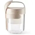 Lékué Frokostkrukke JAR TO GO ORGANIC 600 ml, cremet, Lékué