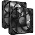 Corsair iCUE LINK RX140 MAX (2-pack starter kit) - Kabinet køler - 140mm - Sort - 36 dBA
