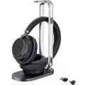 Yealink BH76 Plus with Charging Stand Teams Black USB-C/A