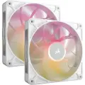 Corsair iCUE LINK RX140 MAX RGB (2-pack) - Kabinet køler - 140mm - Sort med RGB LED lys - 36 dBA