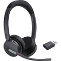 Yealink Wh64 Hybrid Dual Teams Headset Trådløs Kontor/callcenter Micro-usb Bluetooth Sort Usb Type-a Microsoft Teams Sort