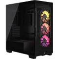 Corsair 3500x Argb Glass Icue Link Midi Tower Sort