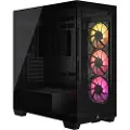 Corsair 3500x Argb Glass Midi Tower Sort